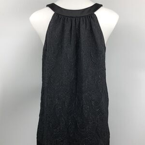 Max & Cleo dark black halter date night dress